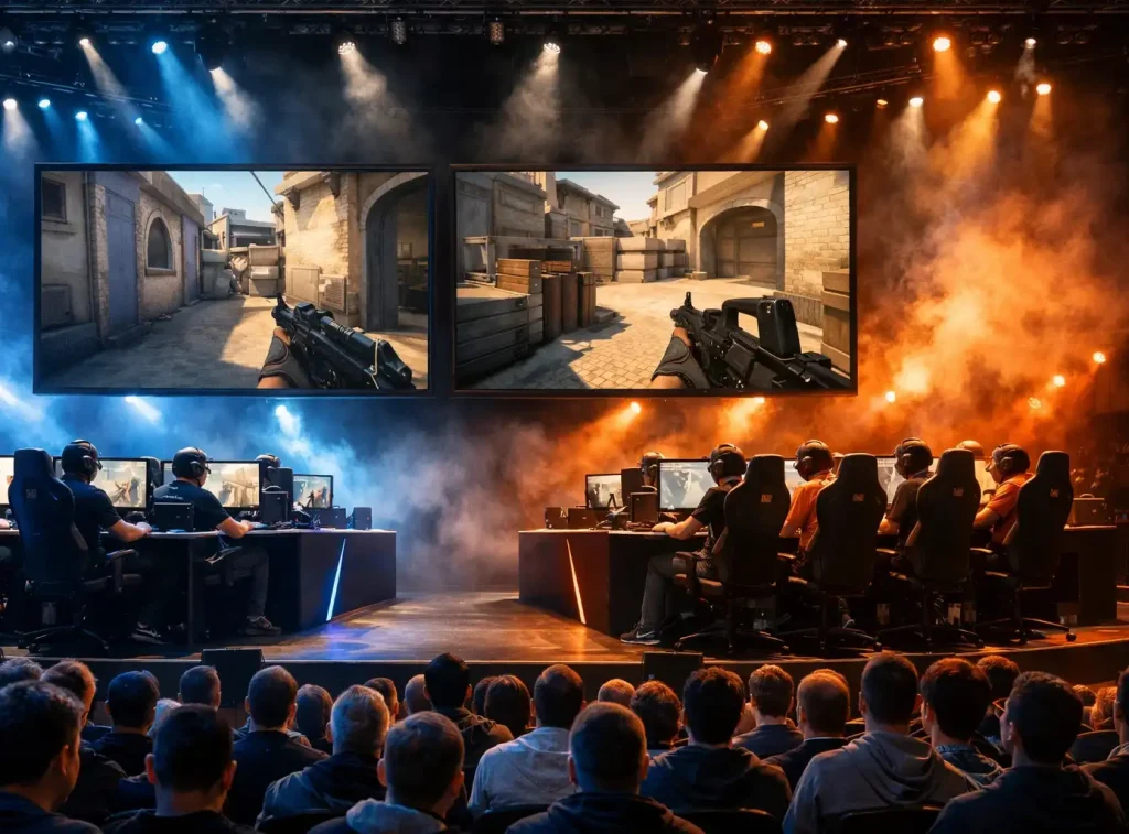 E-Sport Wetten mit Bitcoin — CS2, League of Legends und Dota 2 Märkte